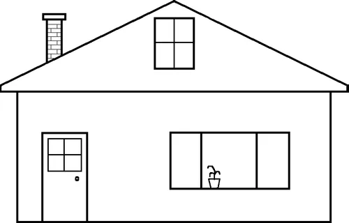 gas station line art